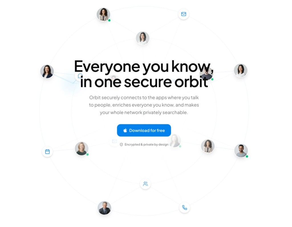Orbit — everyone you know, in one secure orbit